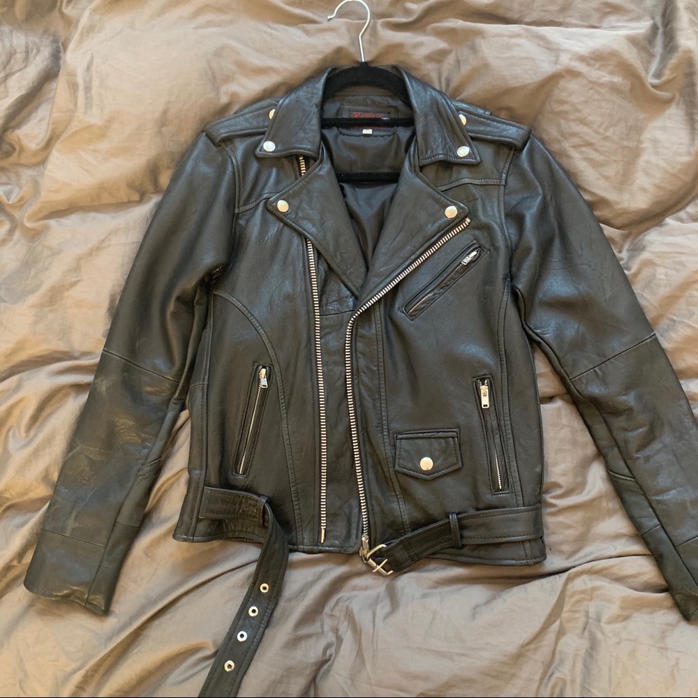 Leather jacket